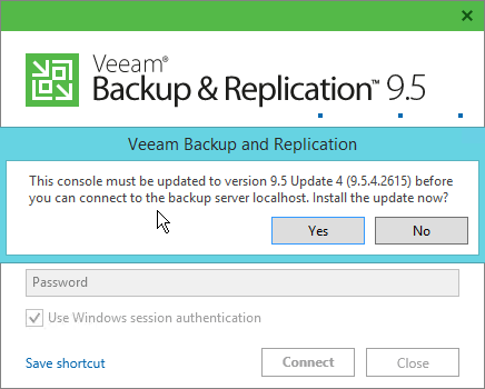 veeam login